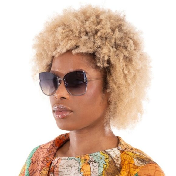 Tom Ford Women Sunglasses Palladium Smoke Mirror Butterfly FT1107 16C BRAND NEW